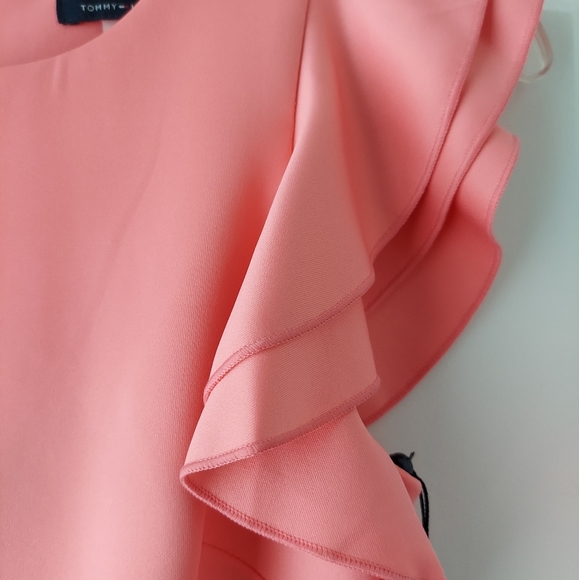 NWT Tommy Hilfiger Ruffle Sleeve Dress - Picture 9 of 14